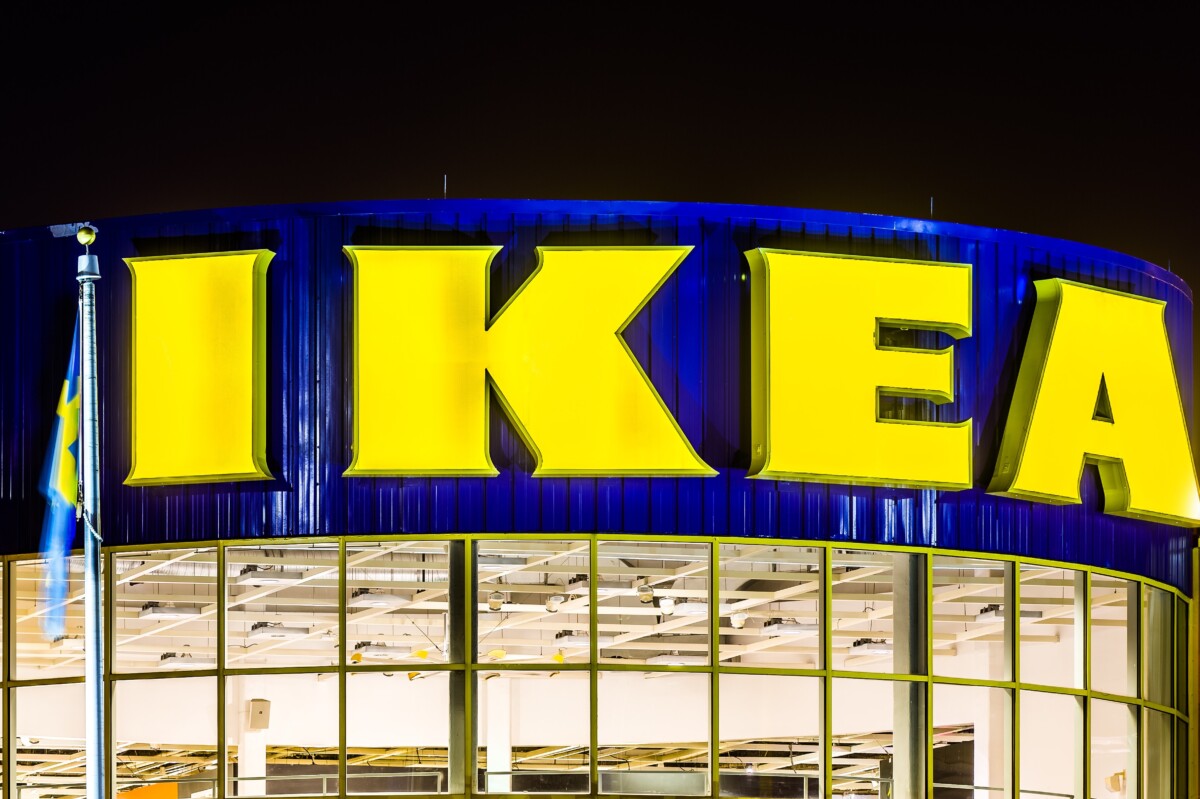 ELIZABETH, NJ - NOVEMBER 23, 2014: IKEA store entrance. Founded in 1943, IKEA is the world's largest furniture retailer. IKEA operates 351 stores in 43 countries.