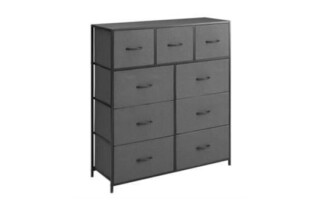 mainstays 9 drawer fabric dresser