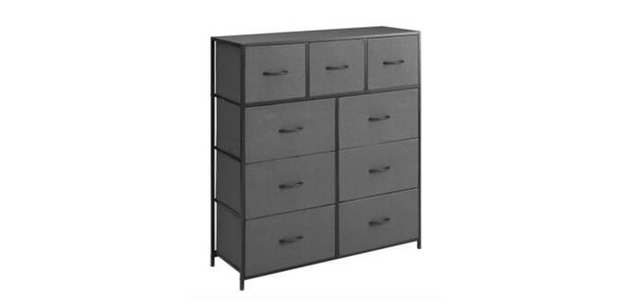 mainstays 9 drawer fabric dresser